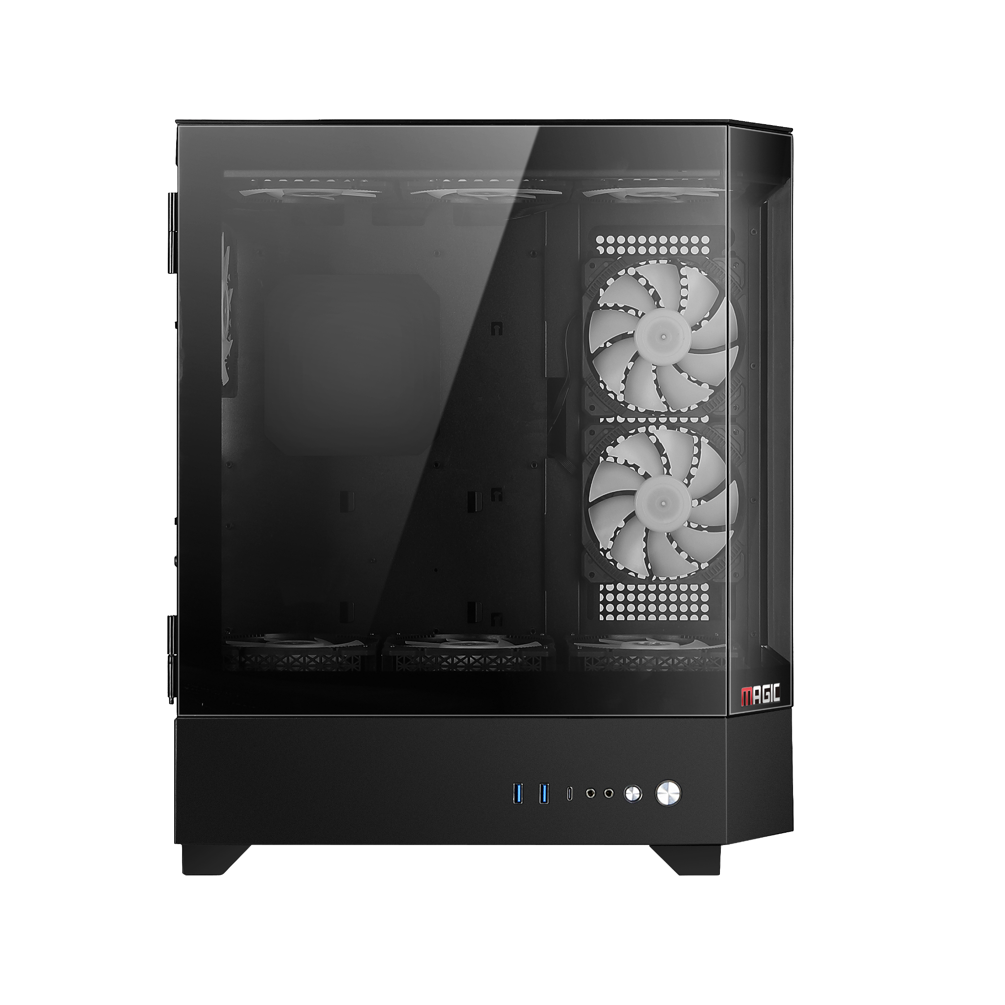 Thùng máy Magic Vila Ultra - Đen | E-ATX, không Fan 7