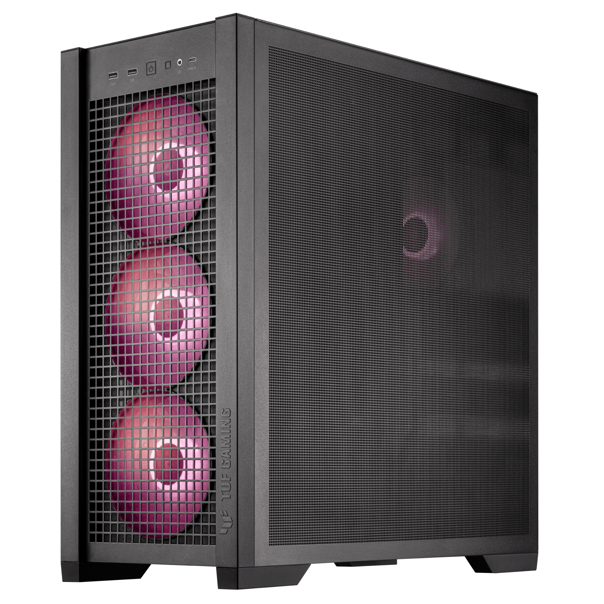 Thùng máy ASUS TUF Gaming GT302 ARGB - Black | E-ATX, kèm sẵn 4 fan 14cm ARGB 4