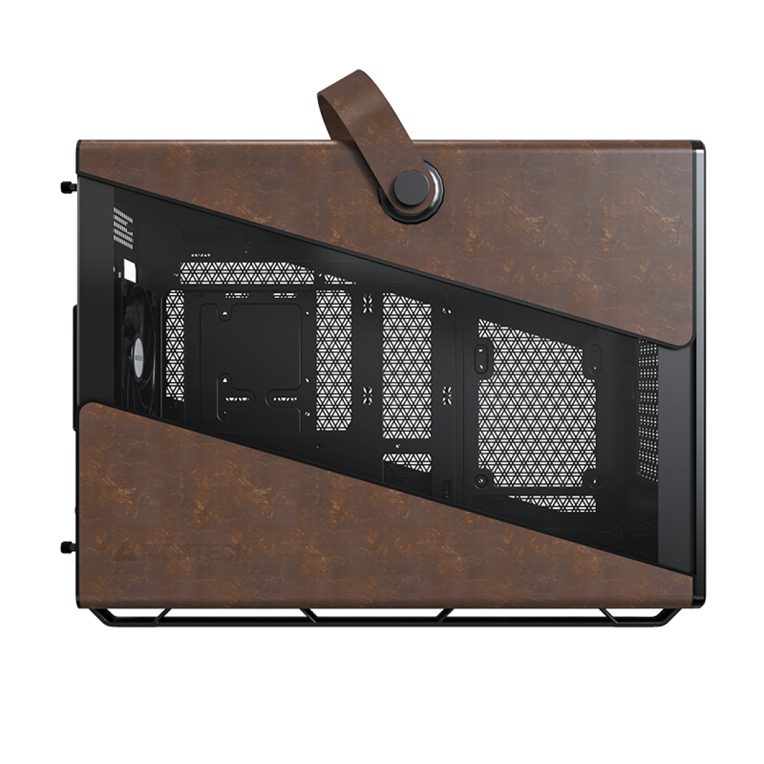 Thùng máy Montech Heritage Pro (Mini PC) | Đen, kèm sẵn 4 fan