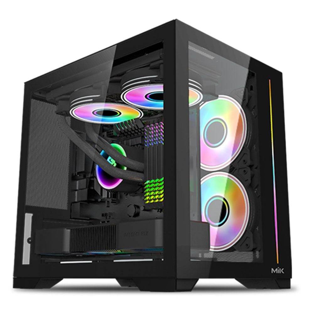 Thùng máy MIK LV12 MINI ELITE - BLACK 4