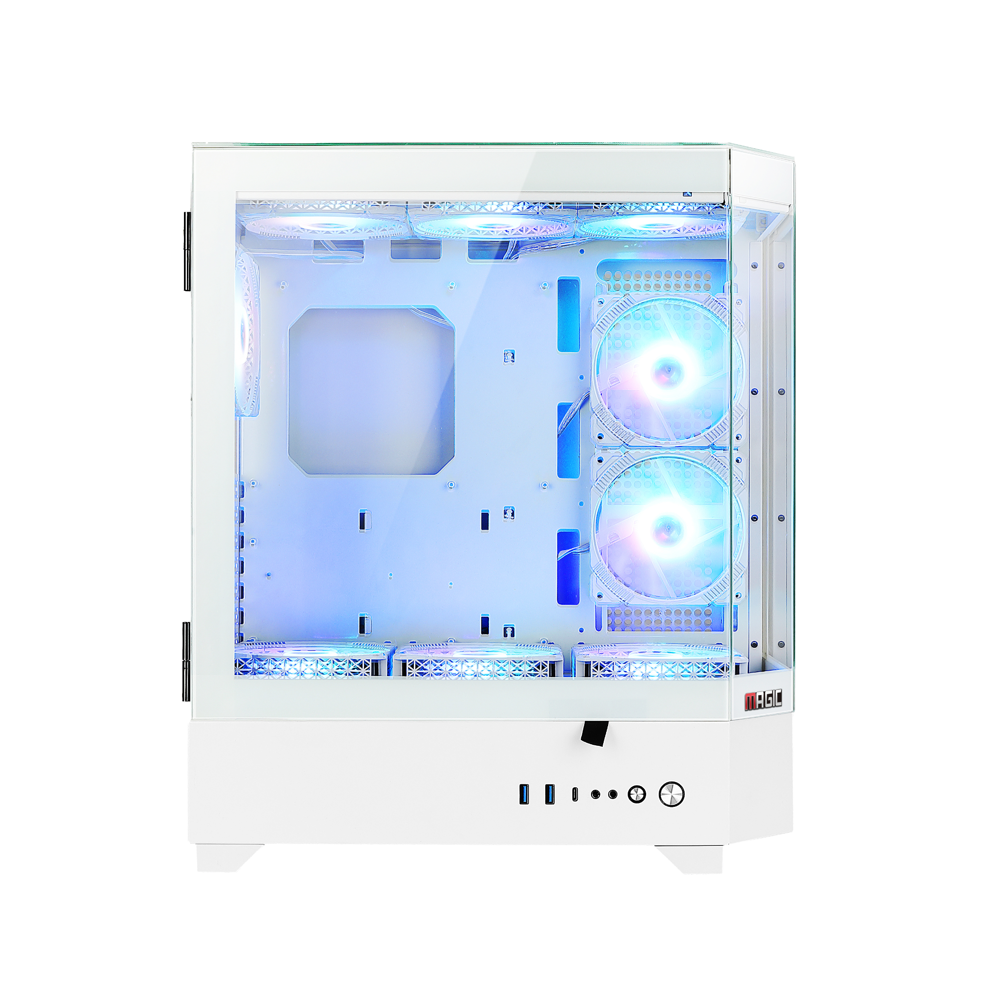 Thùng máy Magic Vila Ultra - Trắng | E-ATX, không Fan 5