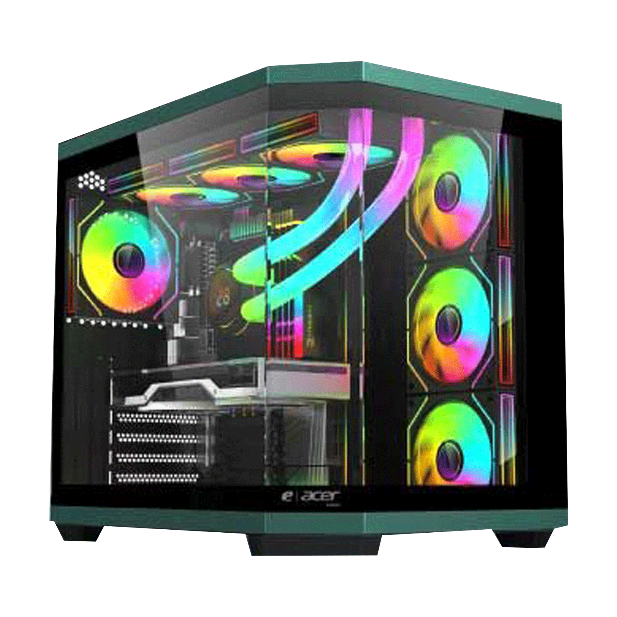 Thùng máy Acer V950 ATX - Black | Kèm sẵn 4 fan ARGB