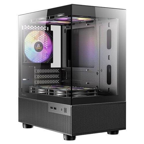 Thùng máy Antec CX200M - Black | Không kèm fan, hồ cá 7
