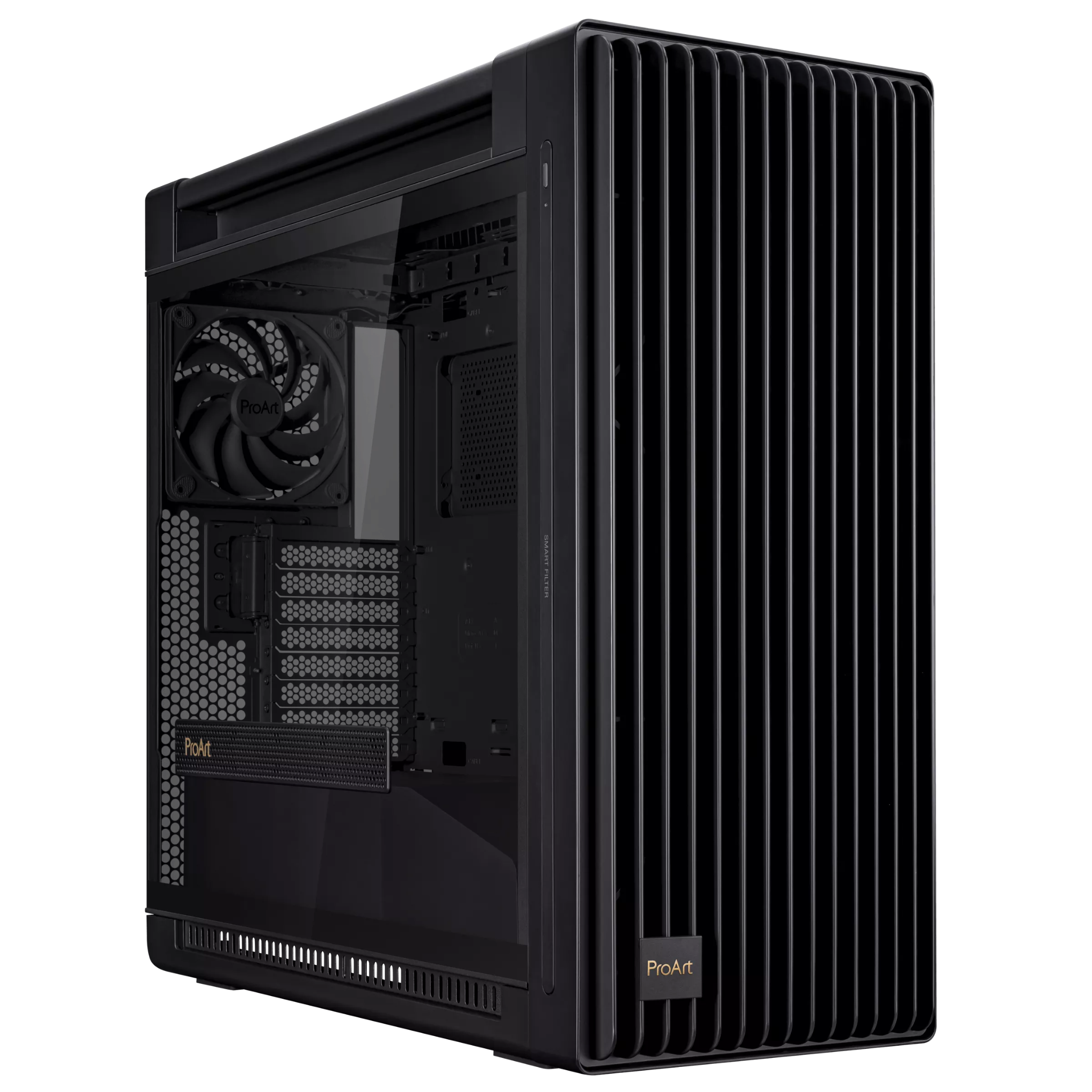 Thùng máy ASUS ProArt PA602 - Black | E-ATX, kèm sẵn 2 fan 20cm, 1 fan 14cm 9