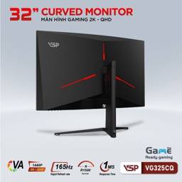 Màn hình VSP VG325CQ | 32 inch, 2K, VA, 165Hz, 1ms, cong