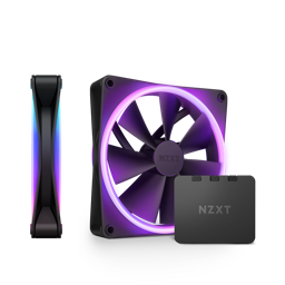 Bộ 2 fan NZXT F140 RGB DUO Twin Pack | Đen, kèm hub
