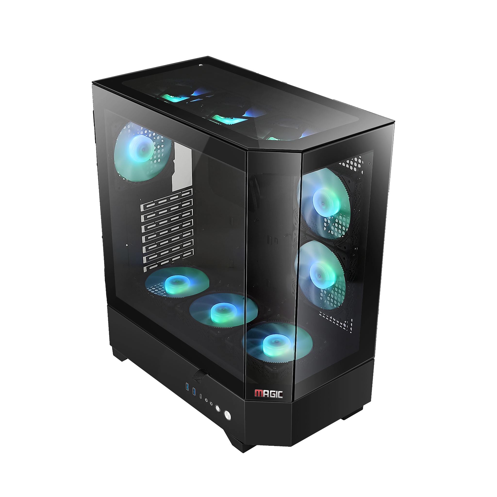 Thùng máy Magic Vila Ultra - Đen | E-ATX, không Fan 3