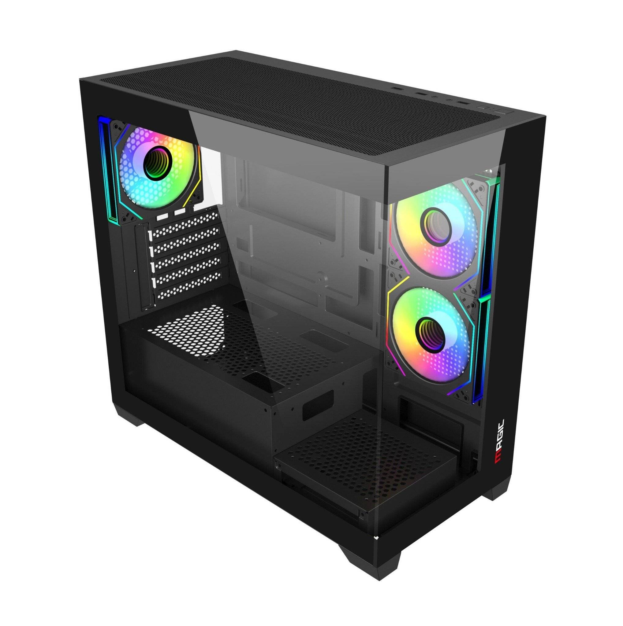 Thùng máy Case Magic C218-M M-ATX - Đen 4