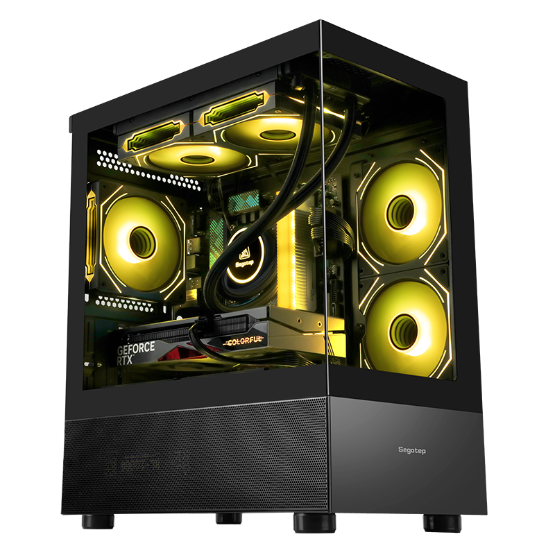 Thùng máy Segotep Endura 240S - Đen | Micro ATX, không fan 5