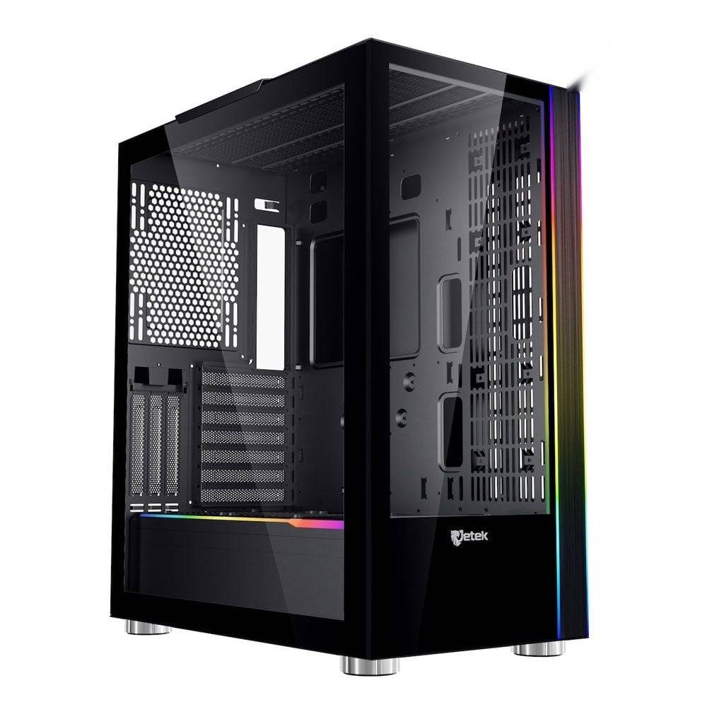 Thùng máy Jetek Squid Game - Z5 (Đen ; Kèm dãy led RGB; No Fan)