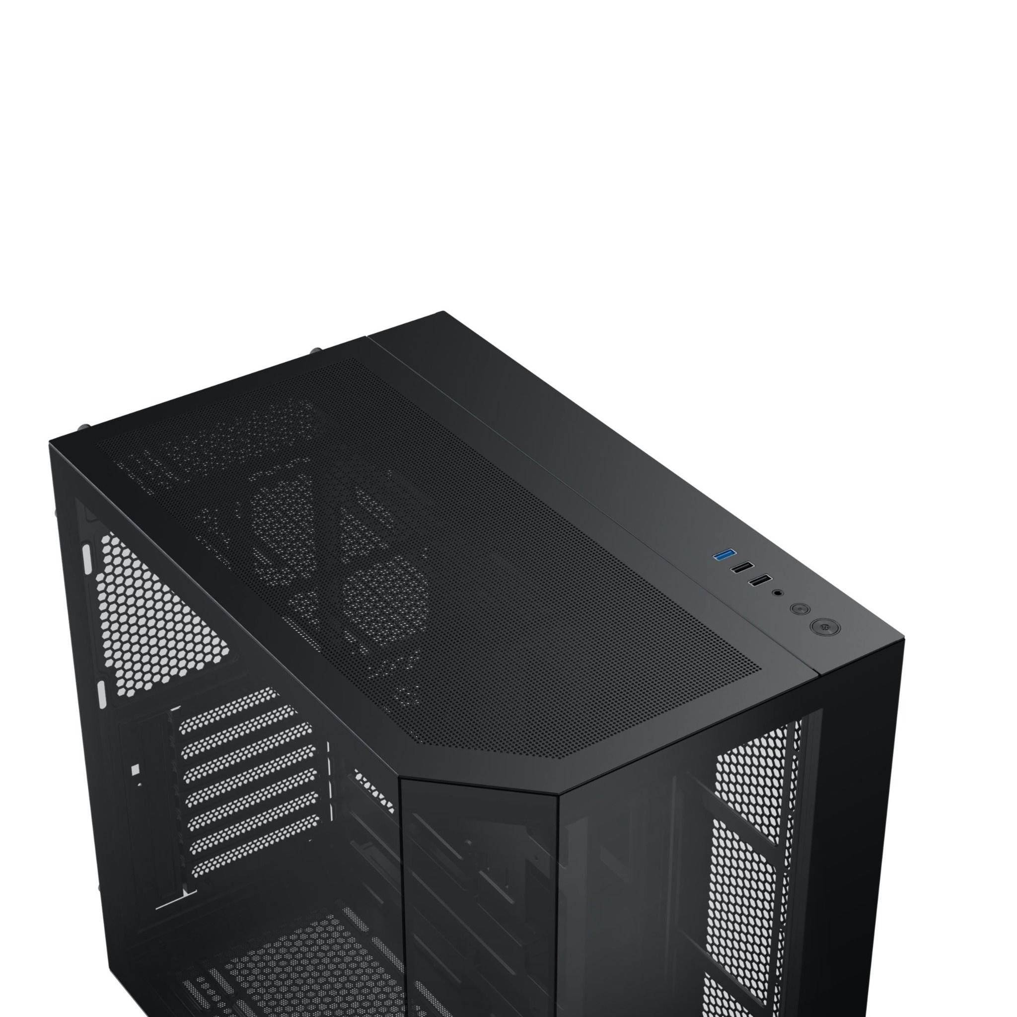 Thùng máy Xigmatek CUBI II - Black | E-ATX, BTF Design, không fan QSD 5