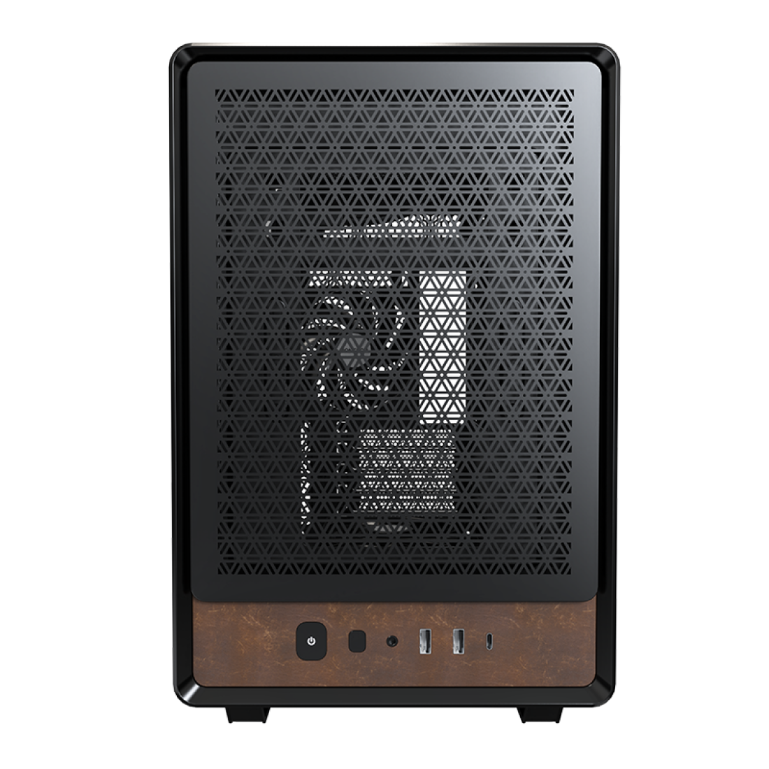 Thùng máy Montech Heritage Pro (Mini PC) | Đen, kèm sẵn 4 fan 3