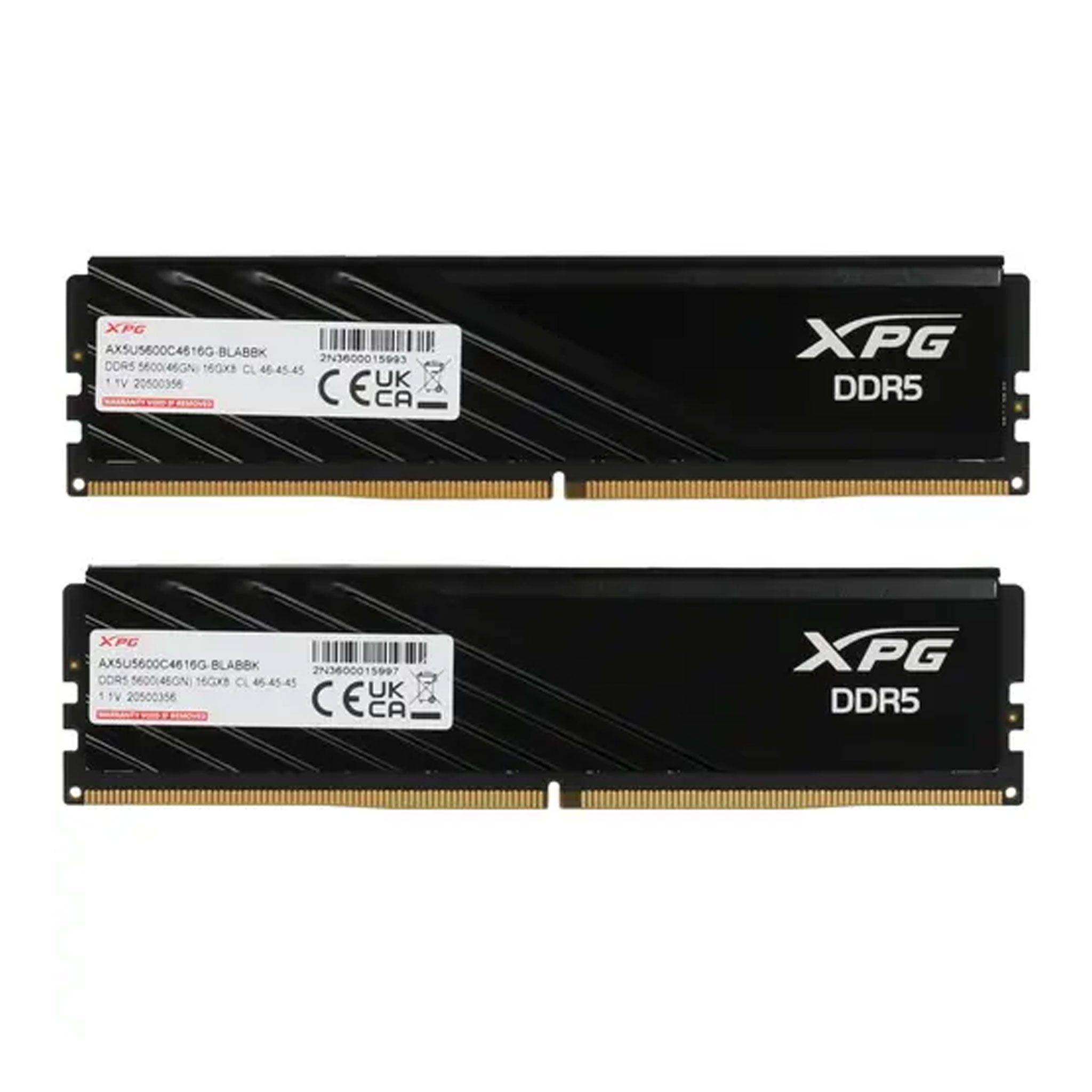 Ram Adata XPG Lancer Blade 32GB | 16GBx2, DDR5, 5600MHZ (AX5U5600C4616G-DTLABBK) 2