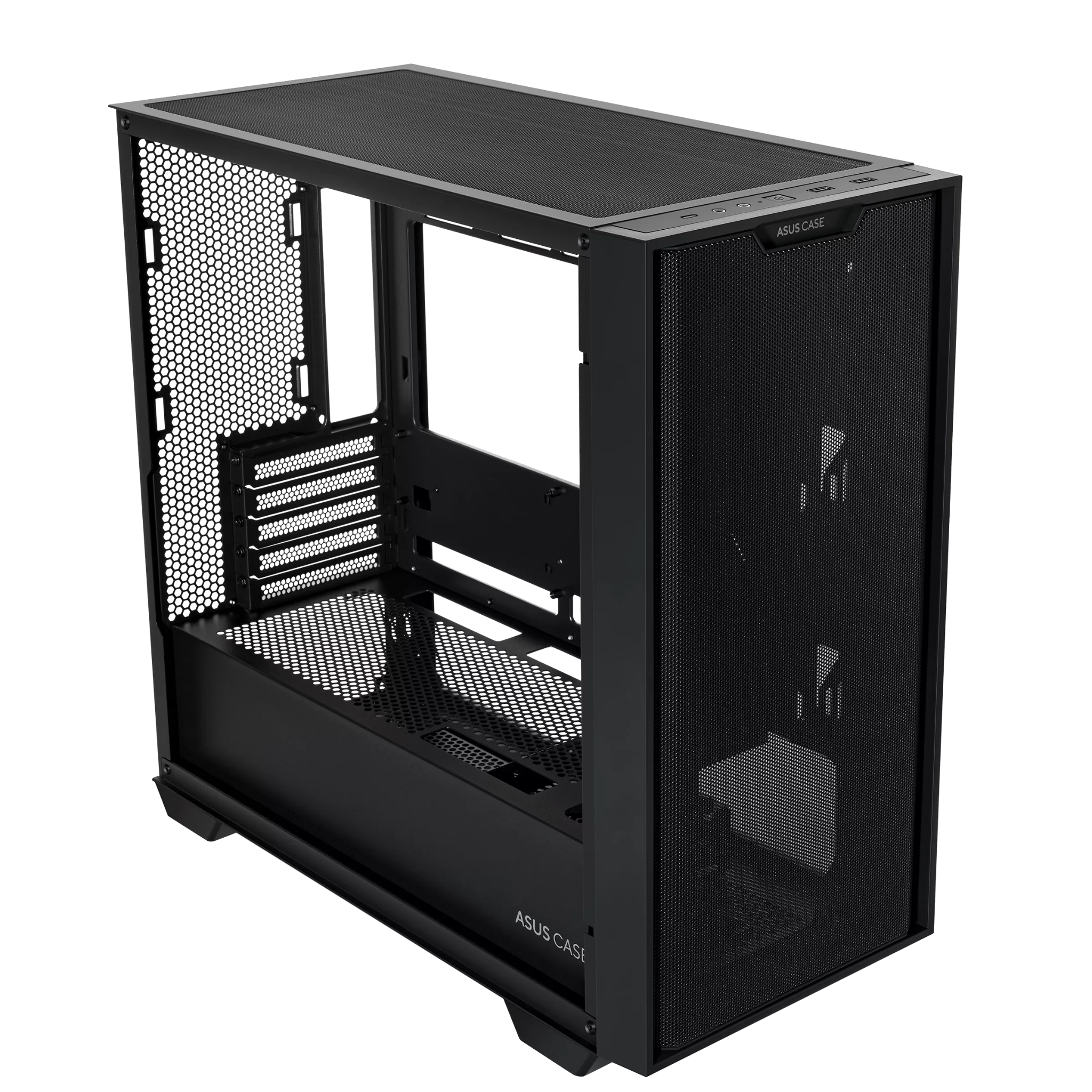 Thùng máy ASUS A21 Mesh - Đen | AIO 360 Top, Micro ATX, không fan 6