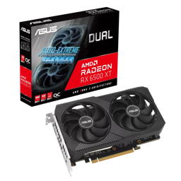 Card màn hình ASUS Dual Radeon™ RX 6500 XT OC Edition (DUAL-RX6500XT-O4G-V2)