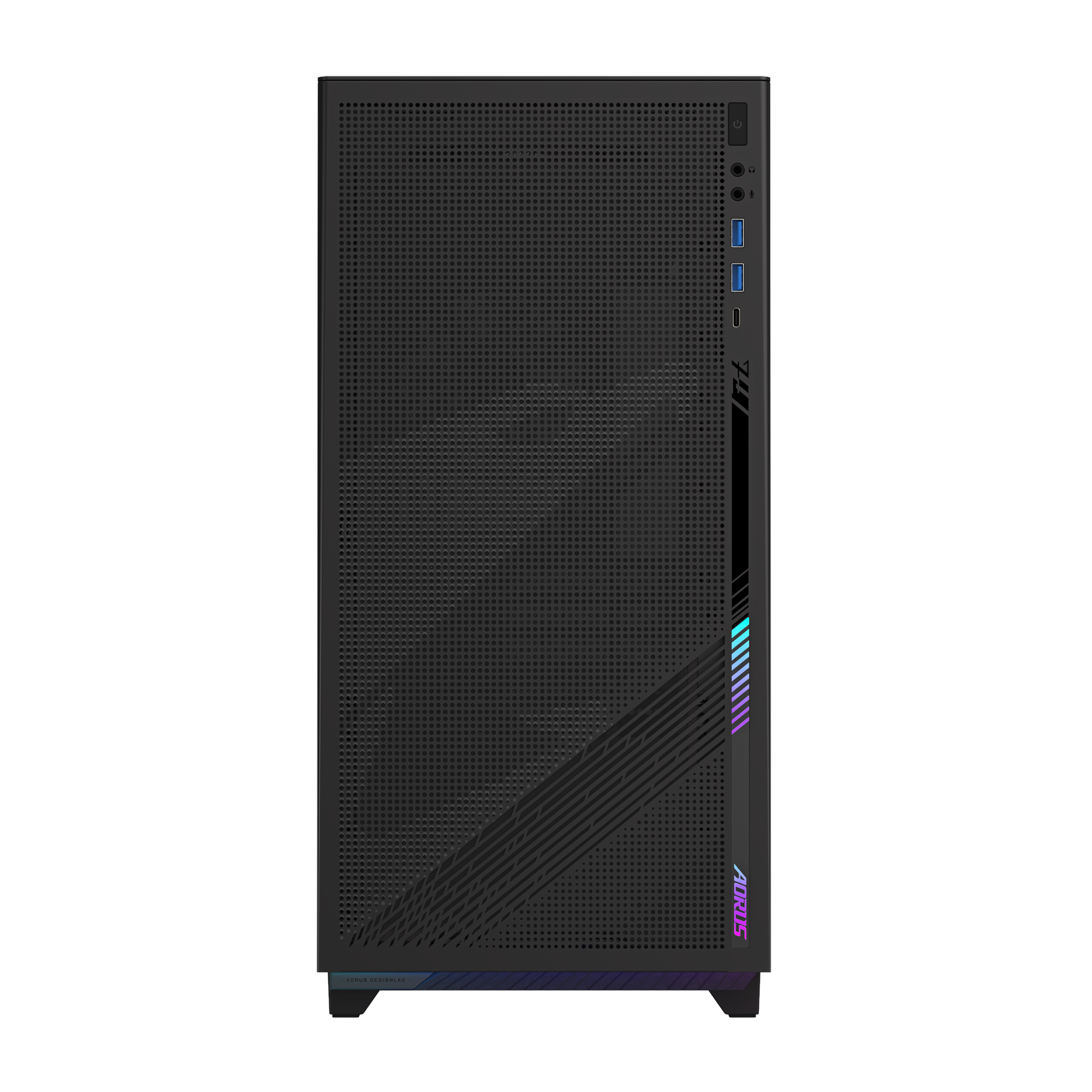 Thùng máy Gigabyte C400 Glass - Black (GB-AC400G) 8