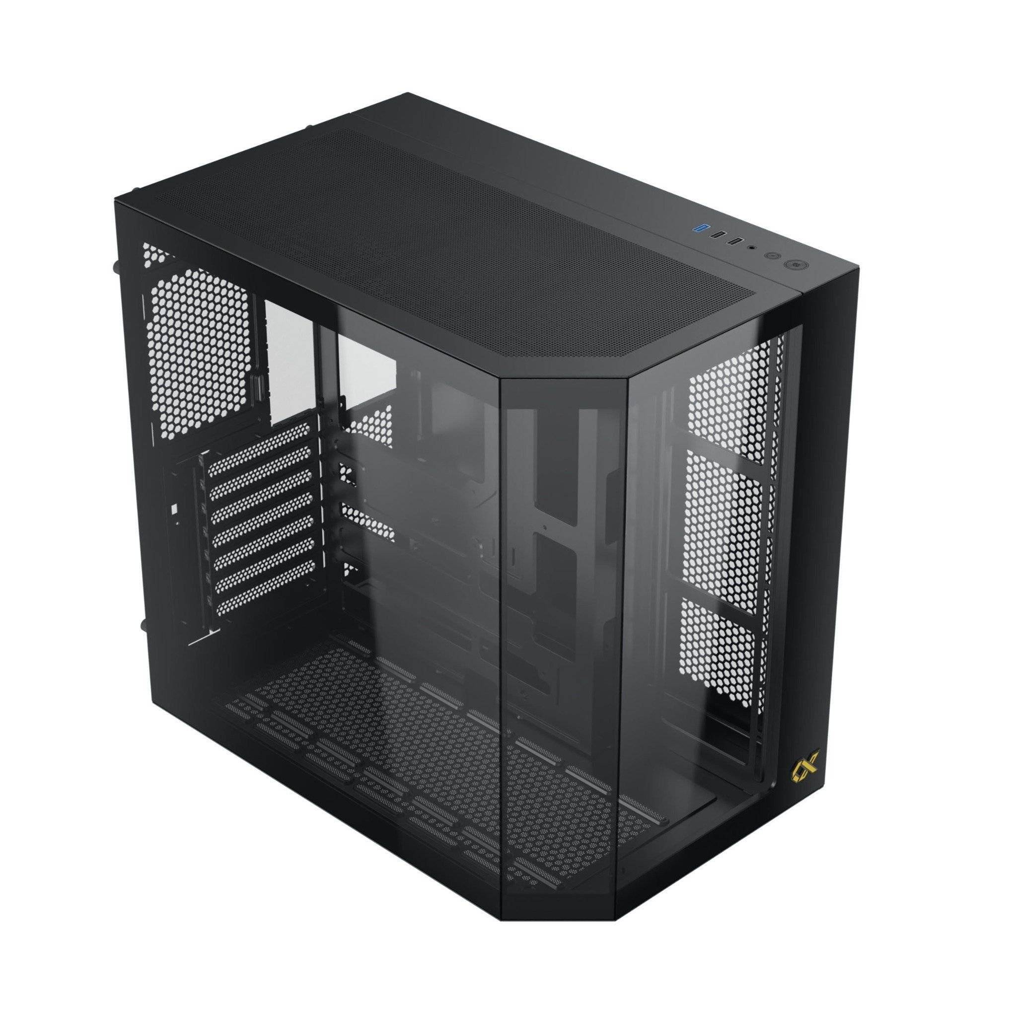 Thùng máy Xigmatek CUBI II - Black | E-ATX, BTF Design, không fan QSD 3