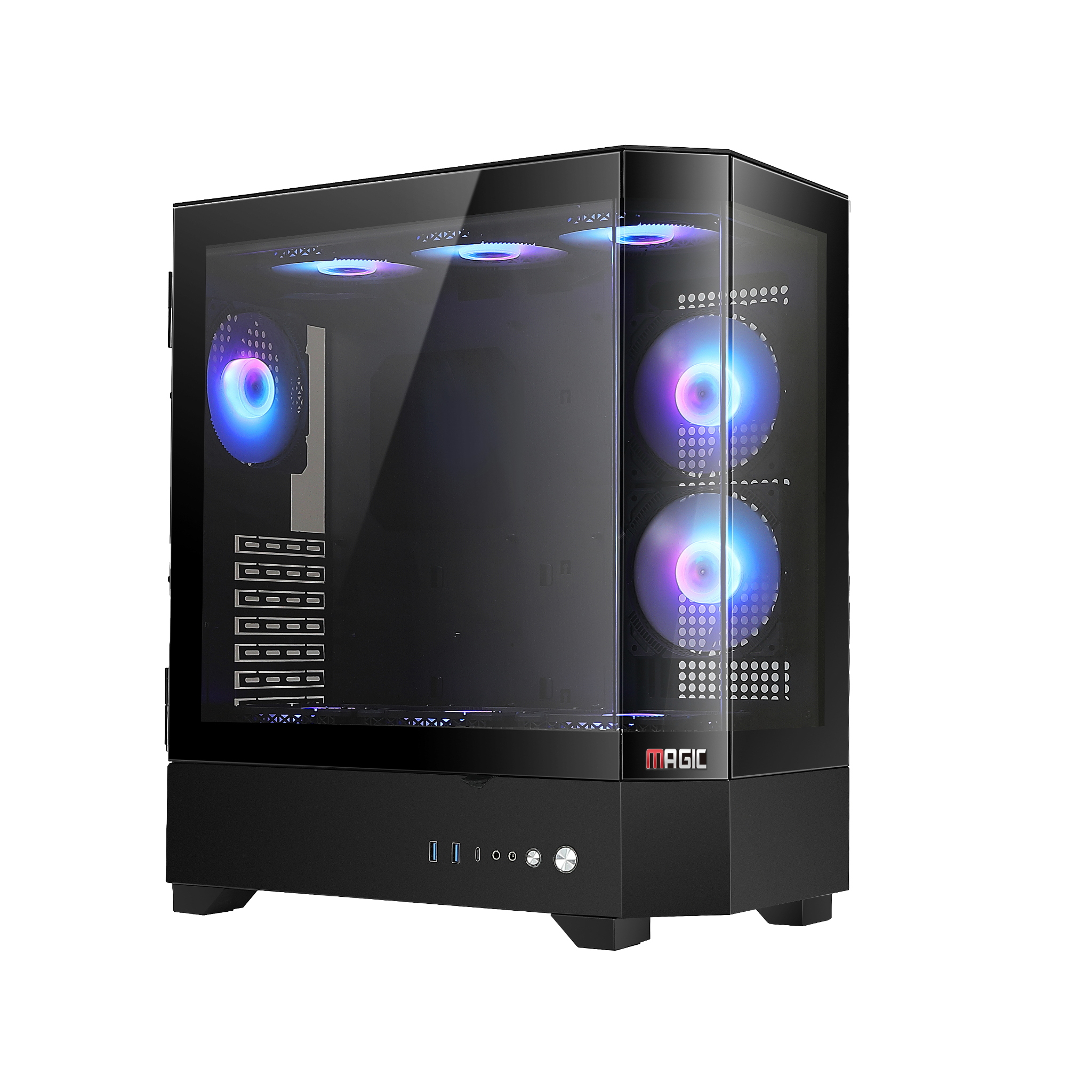 Thùng máy Magic Vila Ultra - Đen | E-ATX, không Fan 2