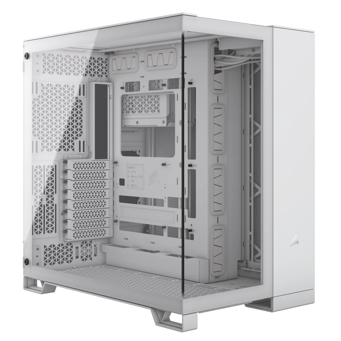 Thùng máy Corsair 6500X Mid Tower Dual Chamber - Trắng (CC-9011258-WW)