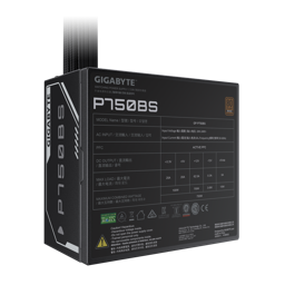 Nguồn Gigabyte P750BS 750W - Đen | 80 Plus Bronze (GP-P750BS)