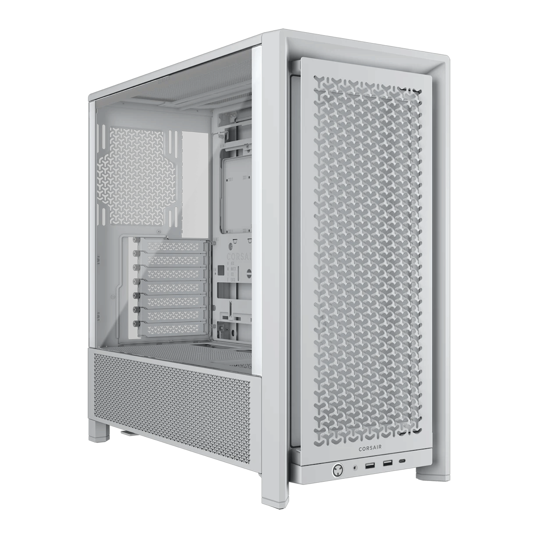 Thùng máy Corsair Frame 4000D Modular Mid Tower - White (CC-9011291-WW) 5