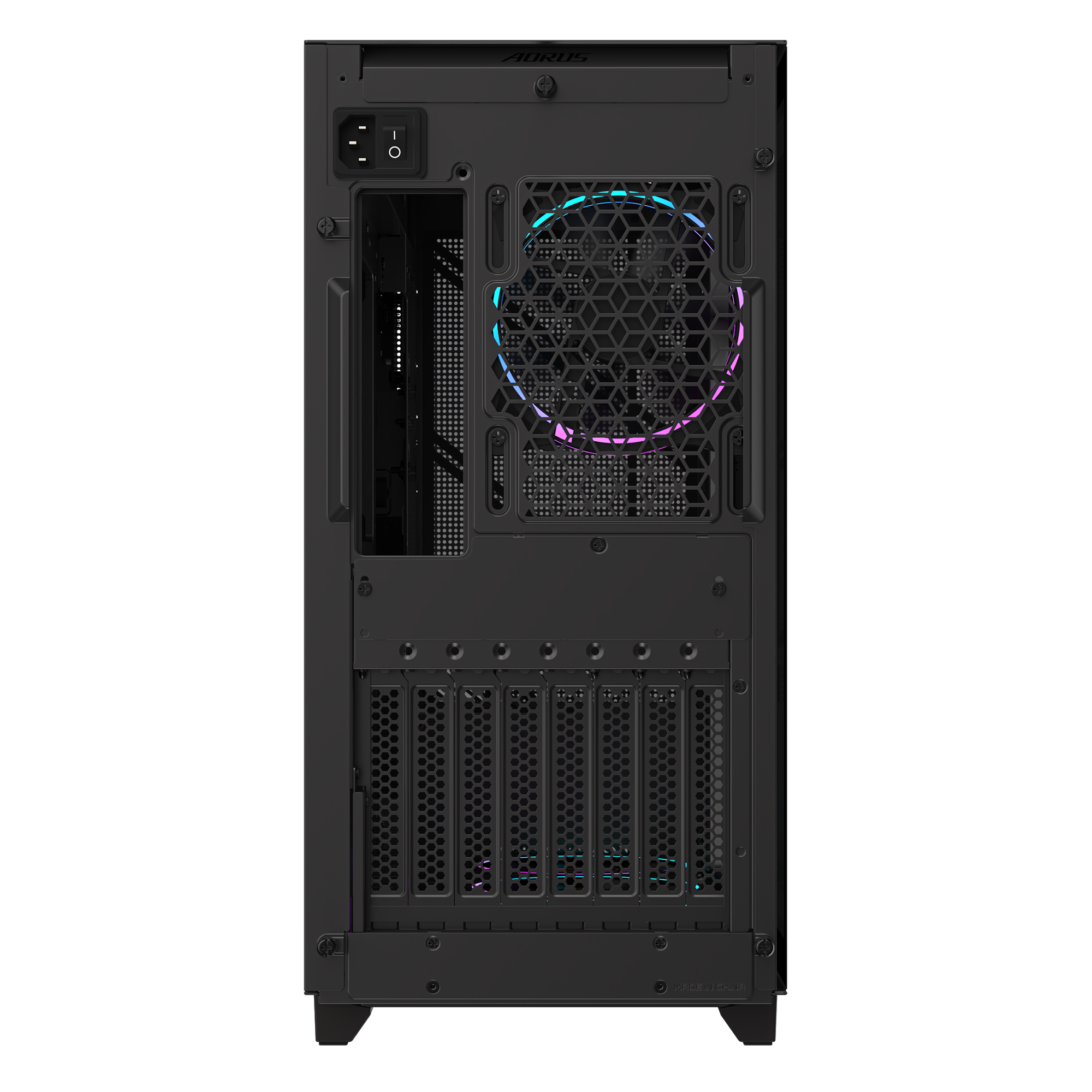 Thùng máy Gigabyte C400 Glass - Black (GB-AC400G) 3