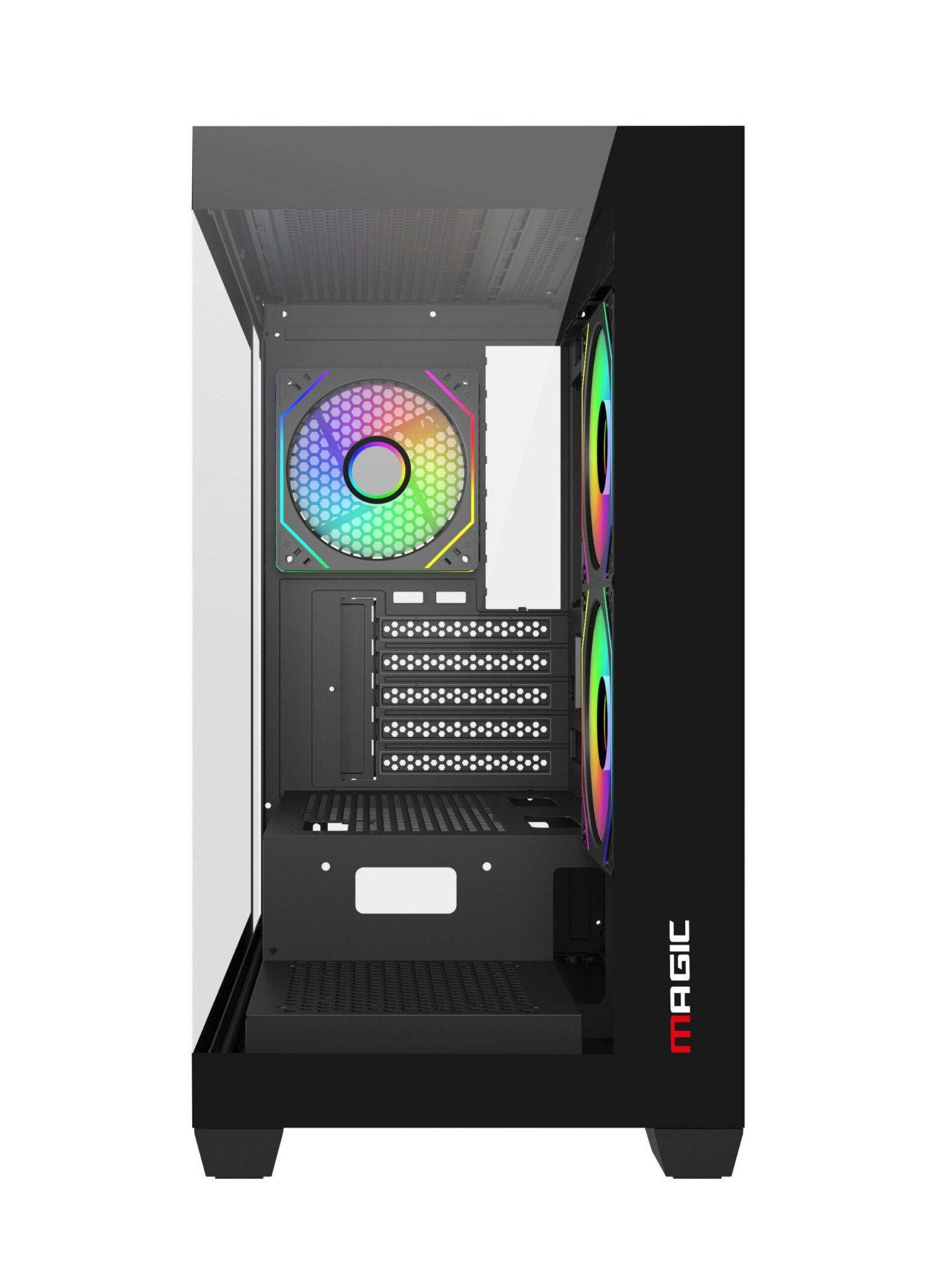Thùng máy Case Magic C218-M M-ATX - Đen 3
