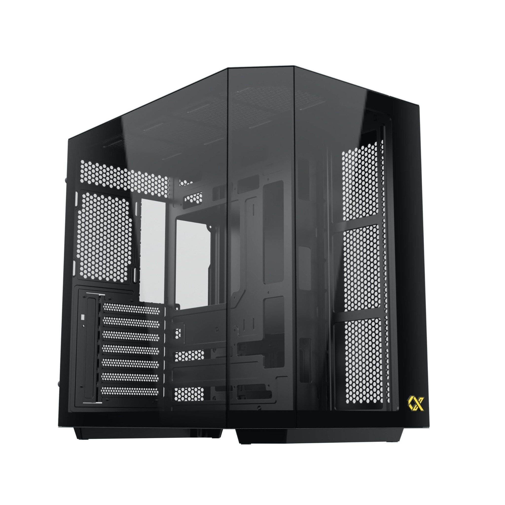 Thùng máy Xigmatek CUBI II - Black | E-ATX, BTF Design, không fan QSD 2