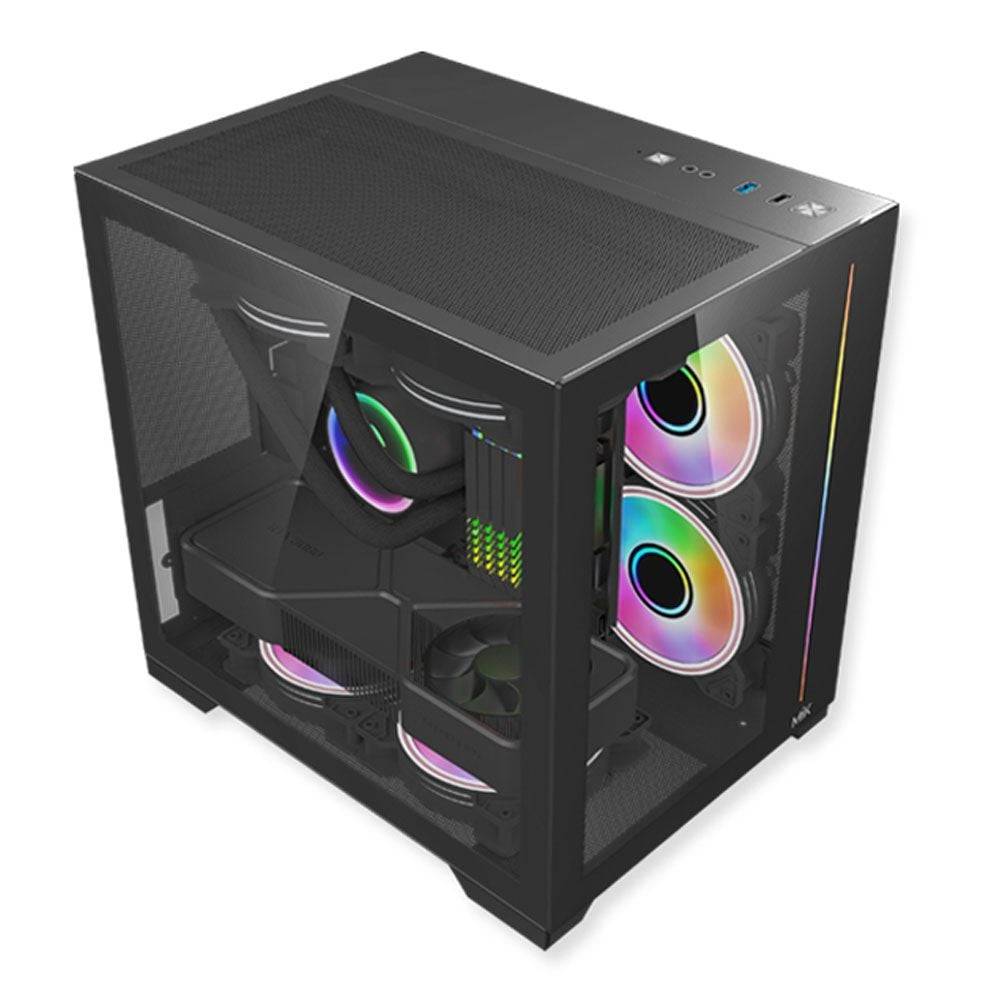 Thùng máy MIK LV12 MINI ELITE - BLACK 3