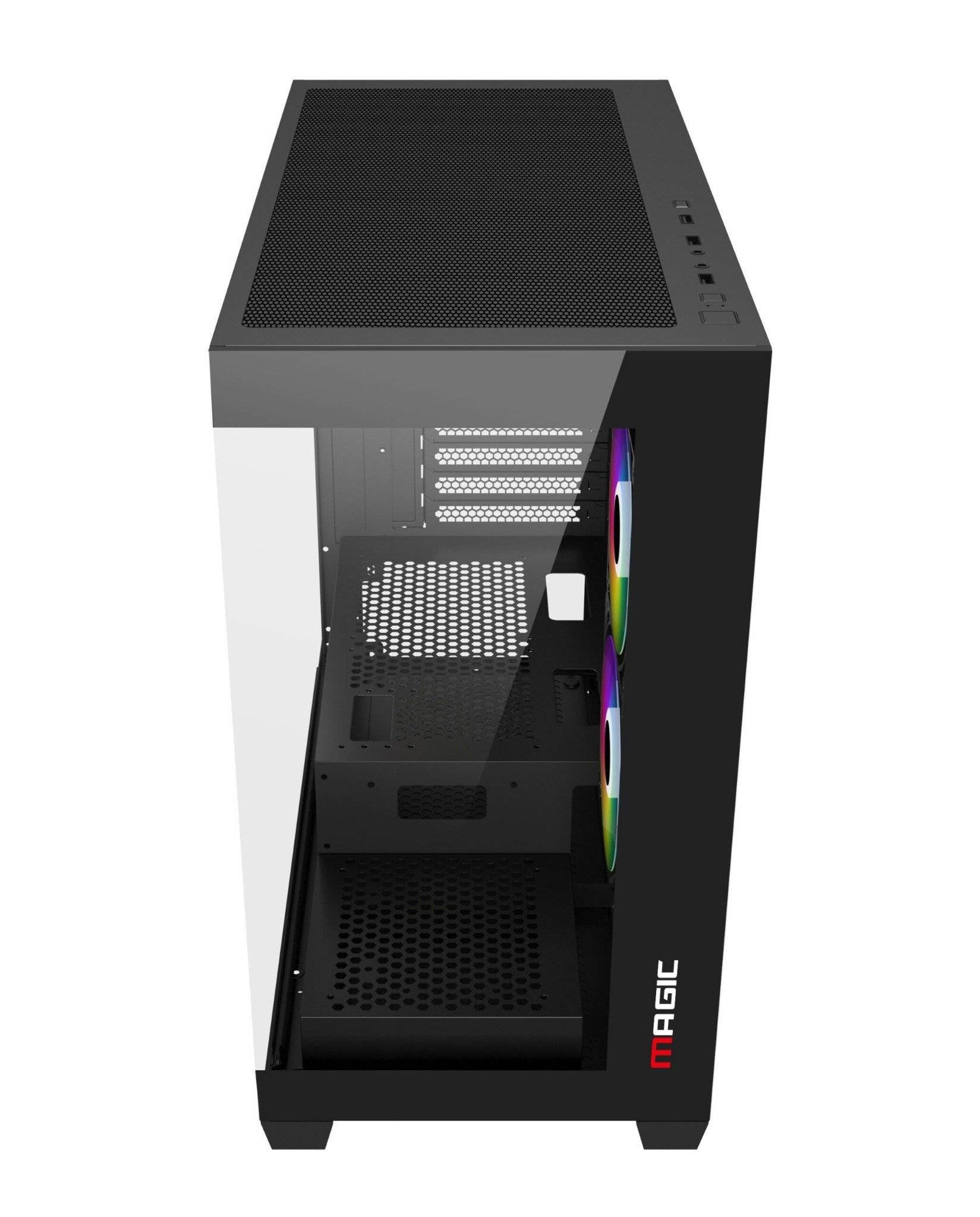 Thùng máy Case Magic C218-M M-ATX - Đen