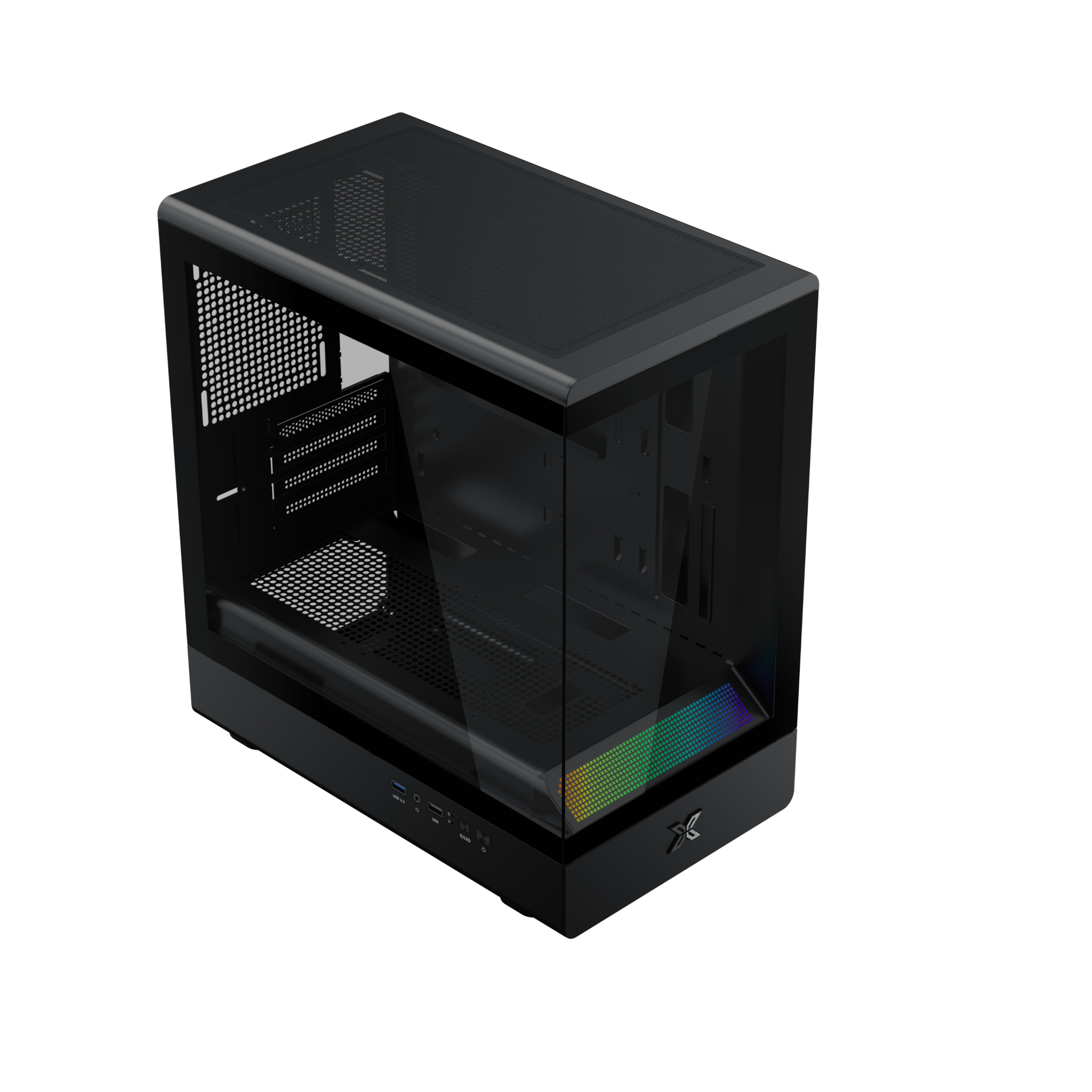 Case Xigmatek Pura MS | Hỗ trợ AIO 240, Đen 3