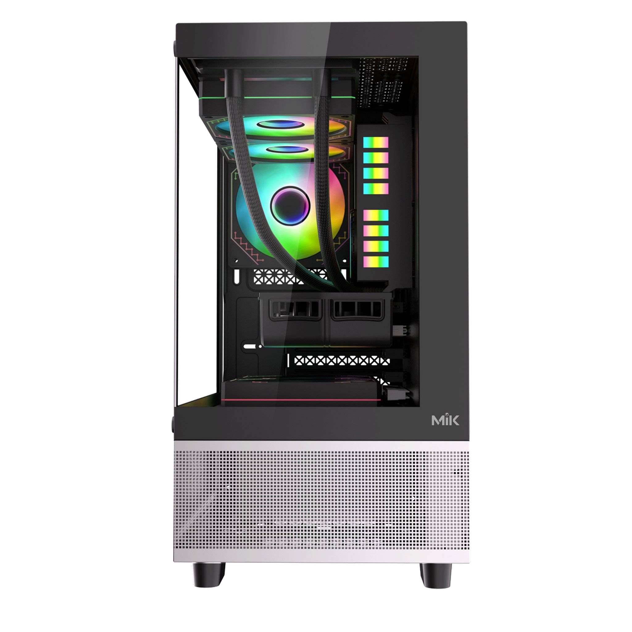 Thùng máy MIK Aether Gaming - Đen | Không kèm fan