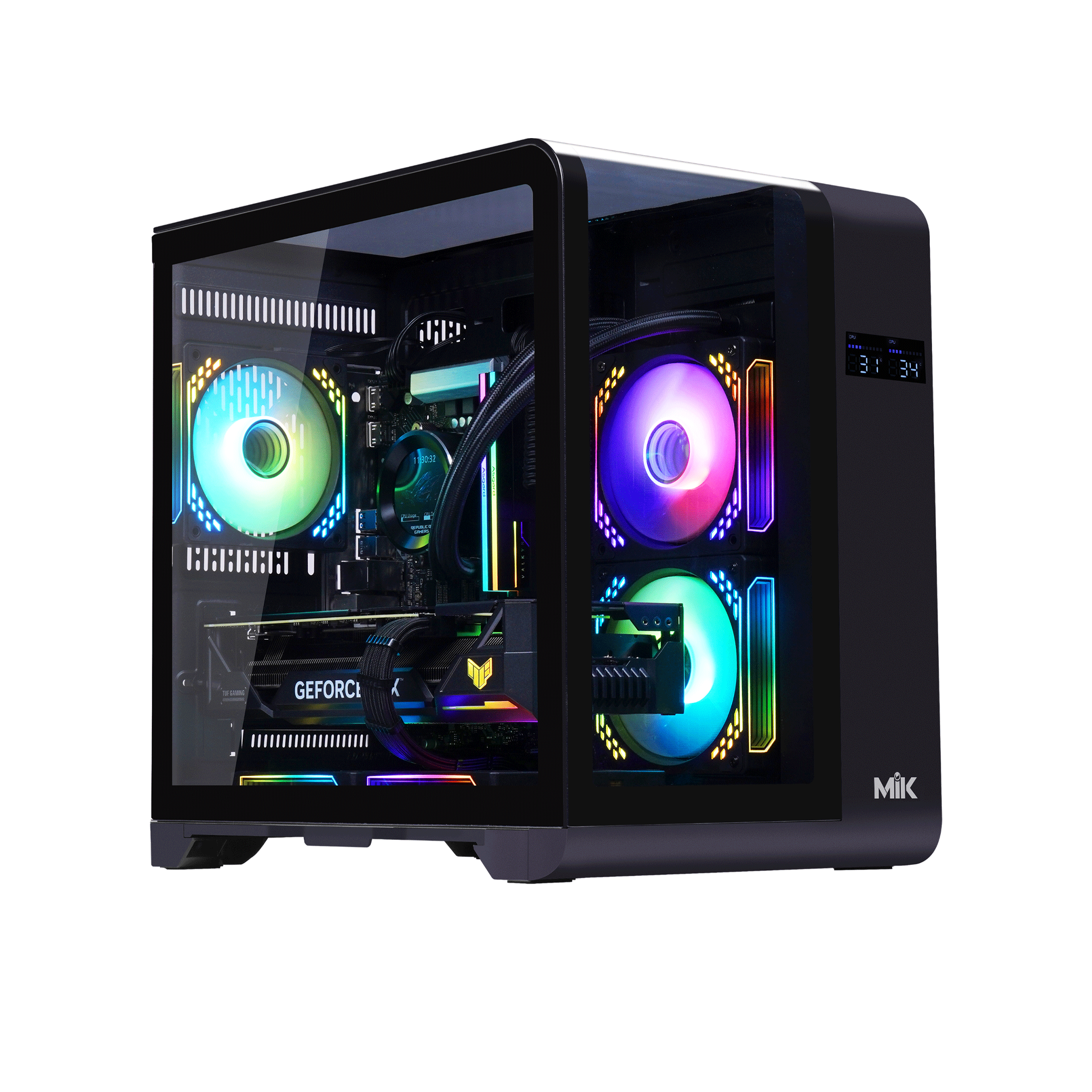 PC YNSTORE Specter A | AMD Ryzen 7 7800X3D, B650M WiFi, DDR5 32GB, RTX 5070 Ti, SSD 1TB