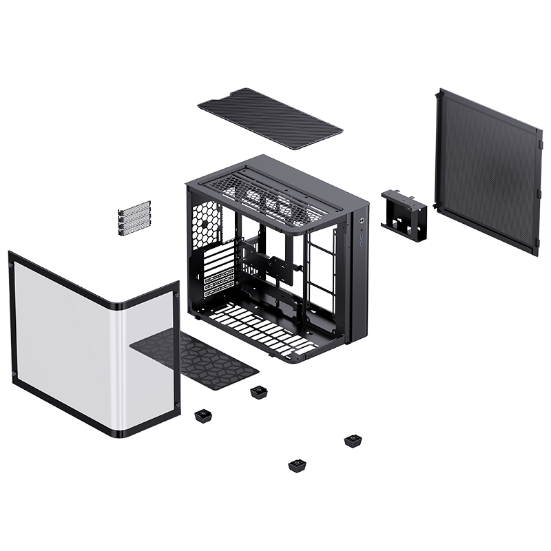 Thùng máy Jonsbo TK-3 ATX | Màu đen 6