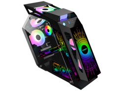 Thùng máy Magic Roger RGB M-ATX | Black, không kèm fan