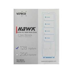 Ổ cứng SSD 128G Verico Hawk NVMe PCIe Gen3x2 M.2 2280 (1SSOH-SSMBC3-NN)