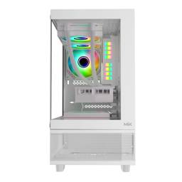 Thùng máy MIK Aether Gaming - Trắng | Không kèm fan