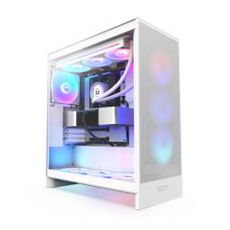 Thùng máy NZXT H7 Flow RGB 2024 - White | Kèm sẵn 1 fan F360 RGB Core (CM-H72FW-R1)
