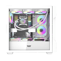 Thùng máy Case Darkflash DS900 Mesh ATX - Trắng (Mặt lưới)