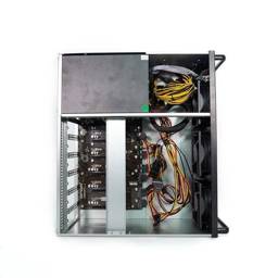 Thùng máy Bitcoin 4U 4W5 (3 Fan – Lắp 6 VGA)