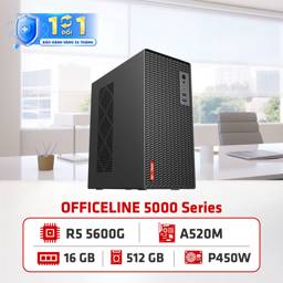 PC YNSTORE Officeline 5 V2 | AMD R5 5600G, Ram 16GB, SSD 512, WiFi + BT