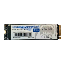 Ssd Sstc 256Gb E130 Oceanic Whitetip E130 W2100-R1300 Mb/S M.2 2280 Nvme Pcie Gen 3