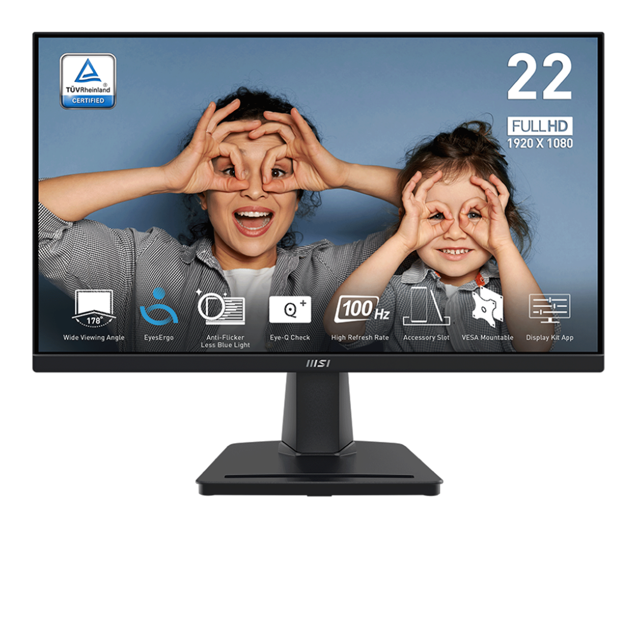 Màn hình MSI PRO MP225V | 21.5 inch, FHD, VA, 100Hz, 1ms 4